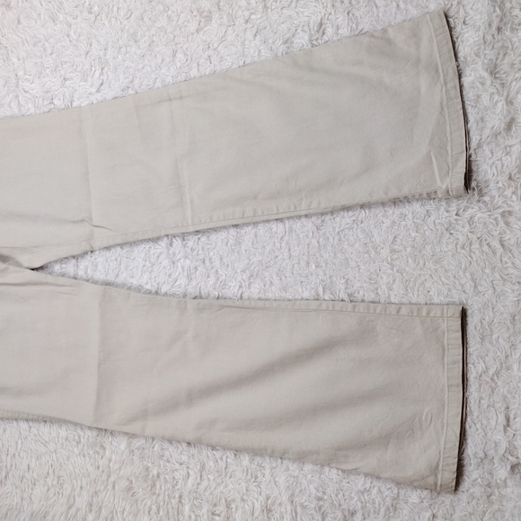 Spanner Five Pocket Mid Rise Straight Leg Beige Light Weight Pants - Picture 4 of 14